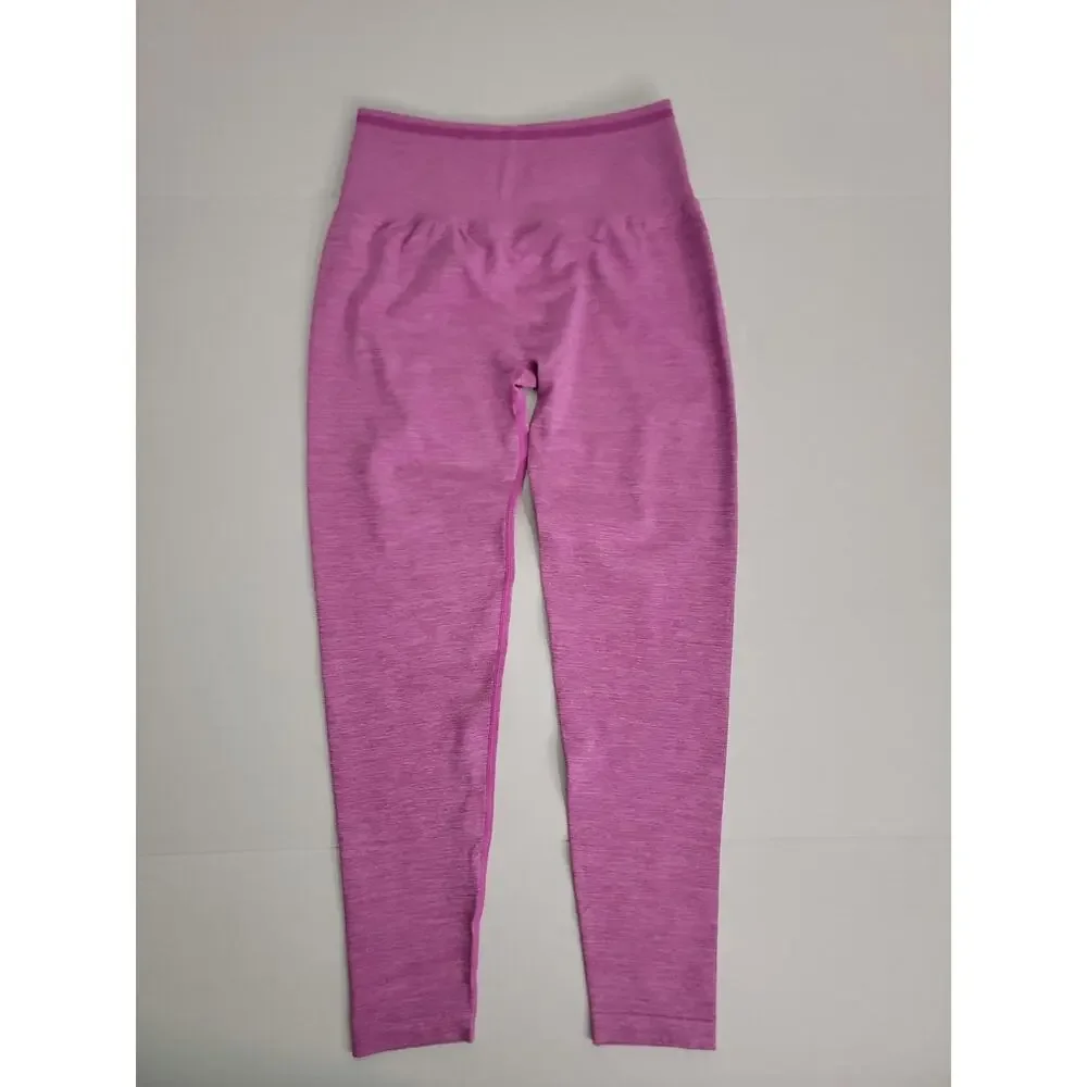 Buffbunny Activewear Matching Set SZ Large Leggings Sport Bra Pink
